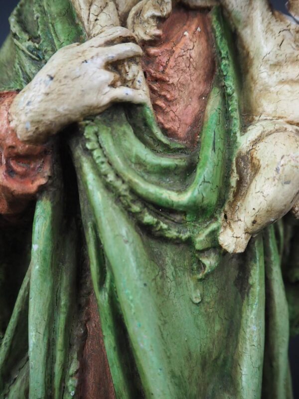 Mother Mary with Baby Antique - Image 3