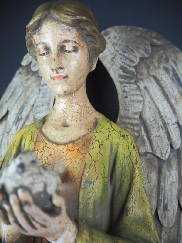 Angel W/ Dove Painted - Image 3