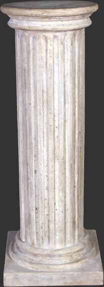 Fluted Column Round Top