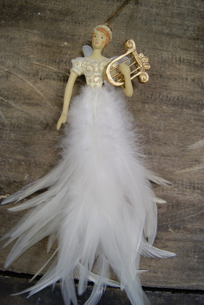 Flying Fairy harp pearl whit g