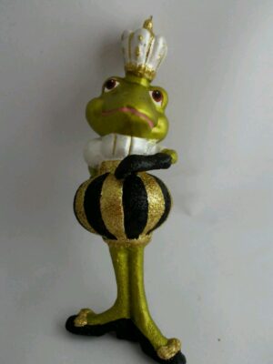 Royalty Frog Black/Gold Glits