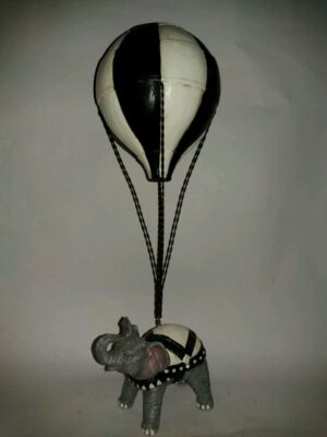Elephant Air Balloon Gray/Black/White Glits