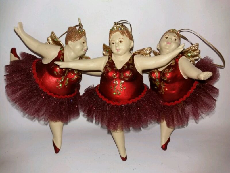 Fat Dancing Ballerina Burgundy Fab Skirt
