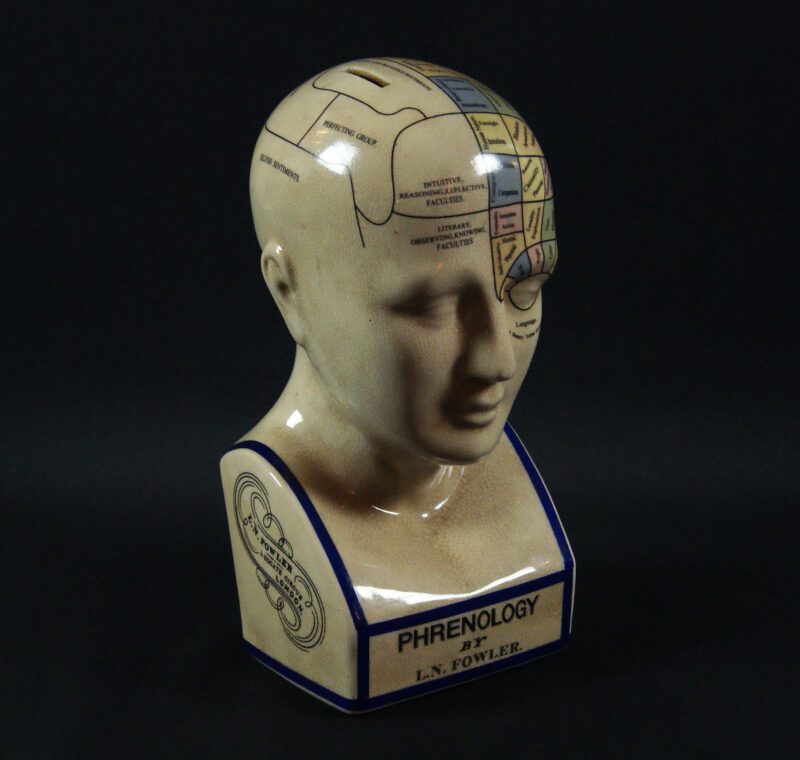 Wht Phrenology Hed Coin B Med
