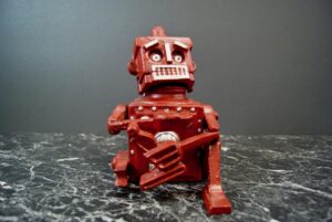 Red Robot Money Bank
