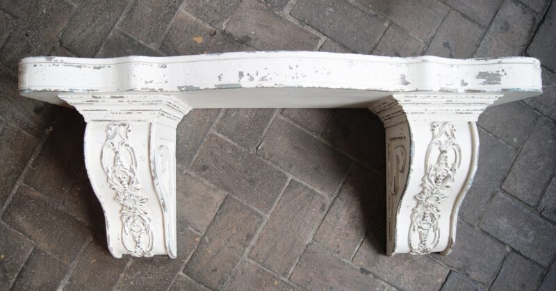 Wall shelf cream Wood