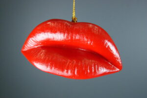 Lips Red Glossy