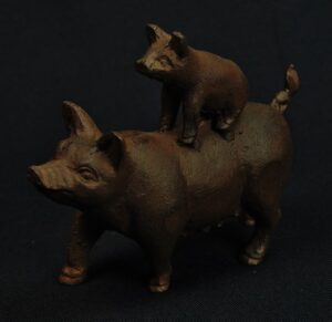 Pig With Pigglet 17cm