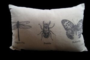 Dragonfly & Butterfly Pillow