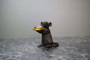 Resin Mouse Candle Holder