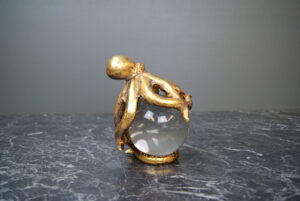 Resin Octopus w/ Glass Ball