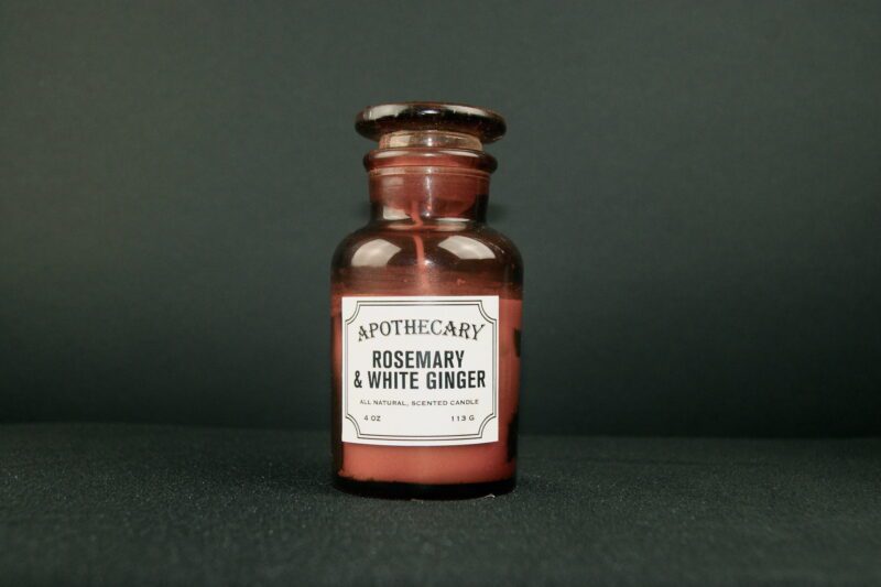 Brown Bottle Rosmry&White Ging