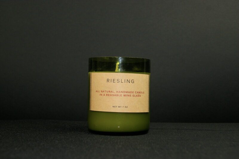 Wine Glass Candle Riesling