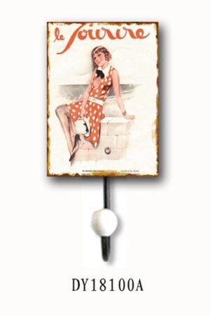 Lady Polka Dot Sitting 1 Hook