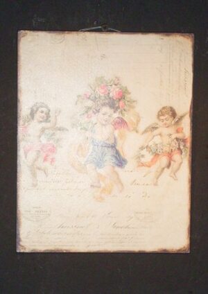 Cherubs Tin Plate