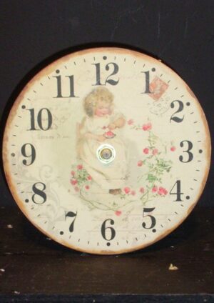 Girl Table Clock 14.5cm