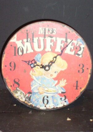 Miss Muffet Table Clock 14.5cm