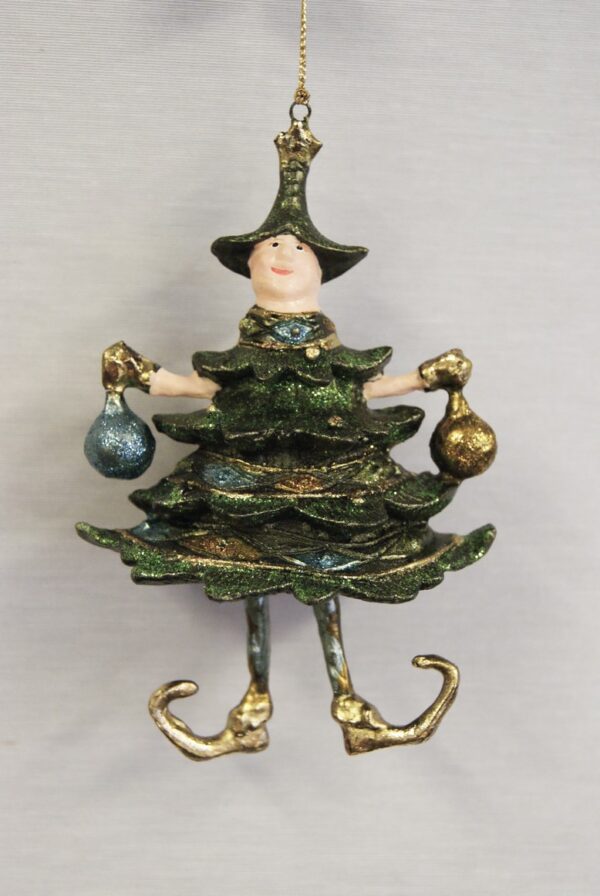 Christmas Tree Angel Olive