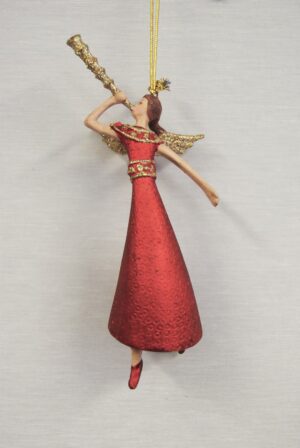 Slanting Angel W/Trumpet Rsg