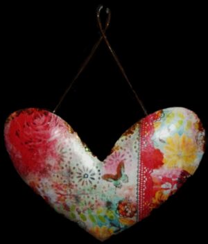 Heart w flowers