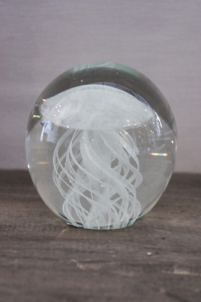 Glass Jellyfish 9 cm diameter