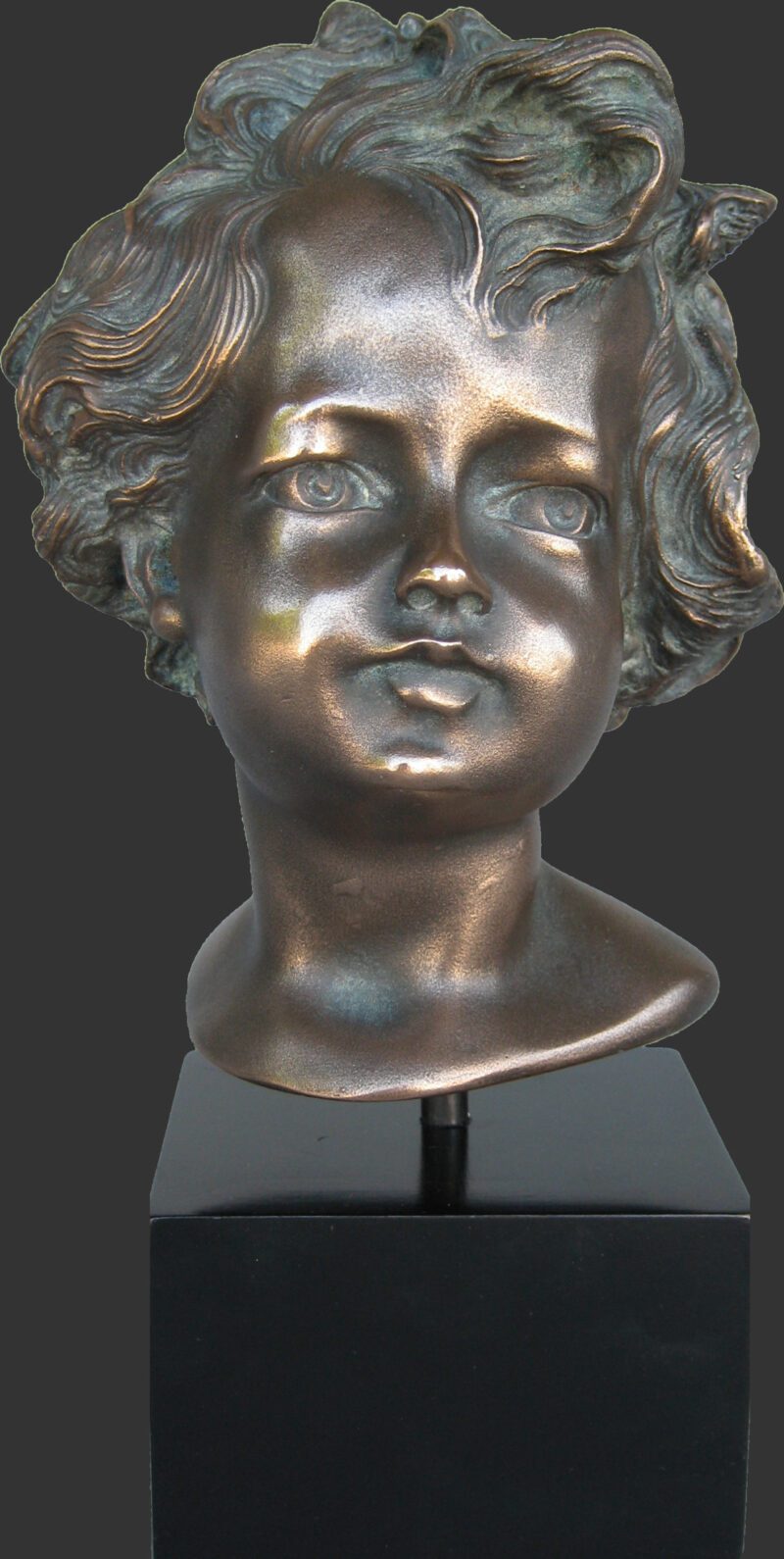 Angels Head On Base Bronze