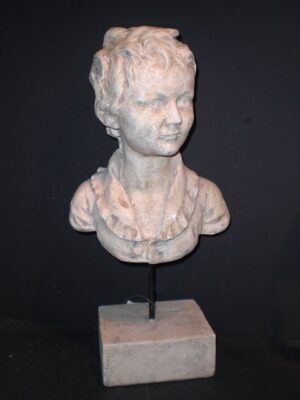 Boy Bust Roman Stone