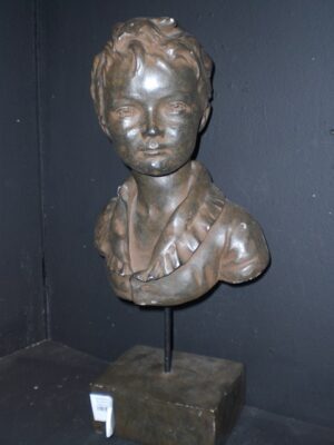 Boy Bust Wood