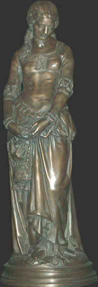 Medieval Lady Bronze
