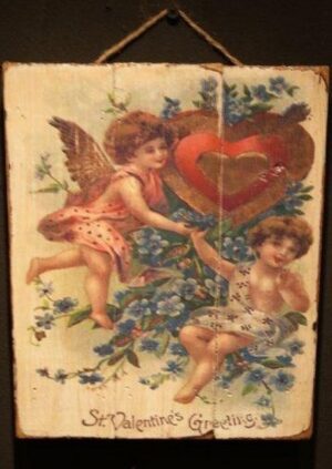 ANGELS W FLOWERS DRAW BOARD