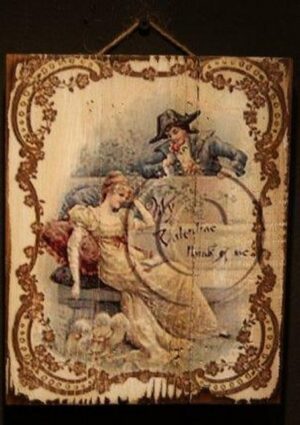 COUPLE AND BENCH DRAW BOARD