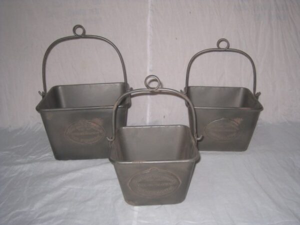 Planter W/Handle S/3 Blk Rust