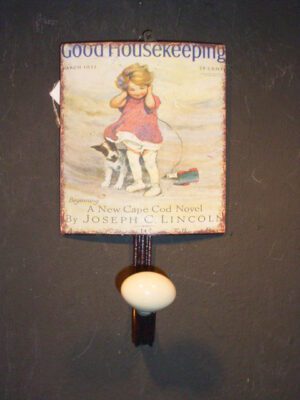 Girl w Dog & Toy 1 Hook