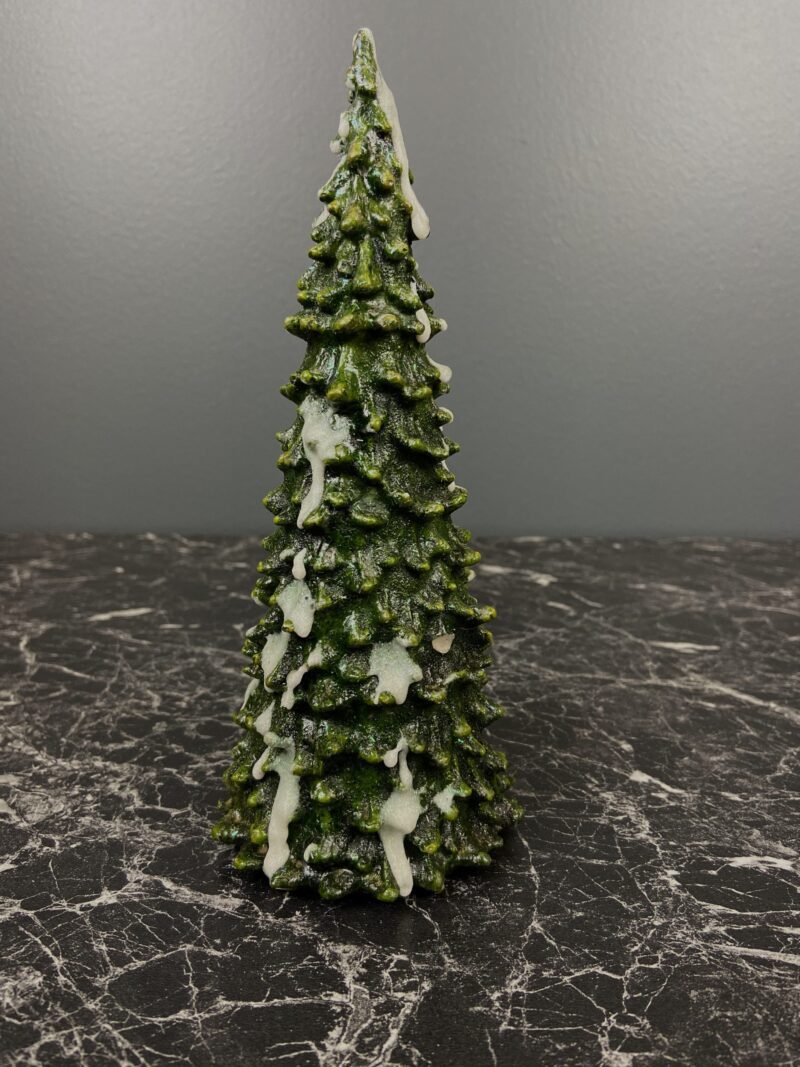 Slim Xmas tree green glit L