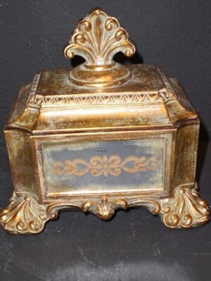 Jewel Mirror Box Gold
