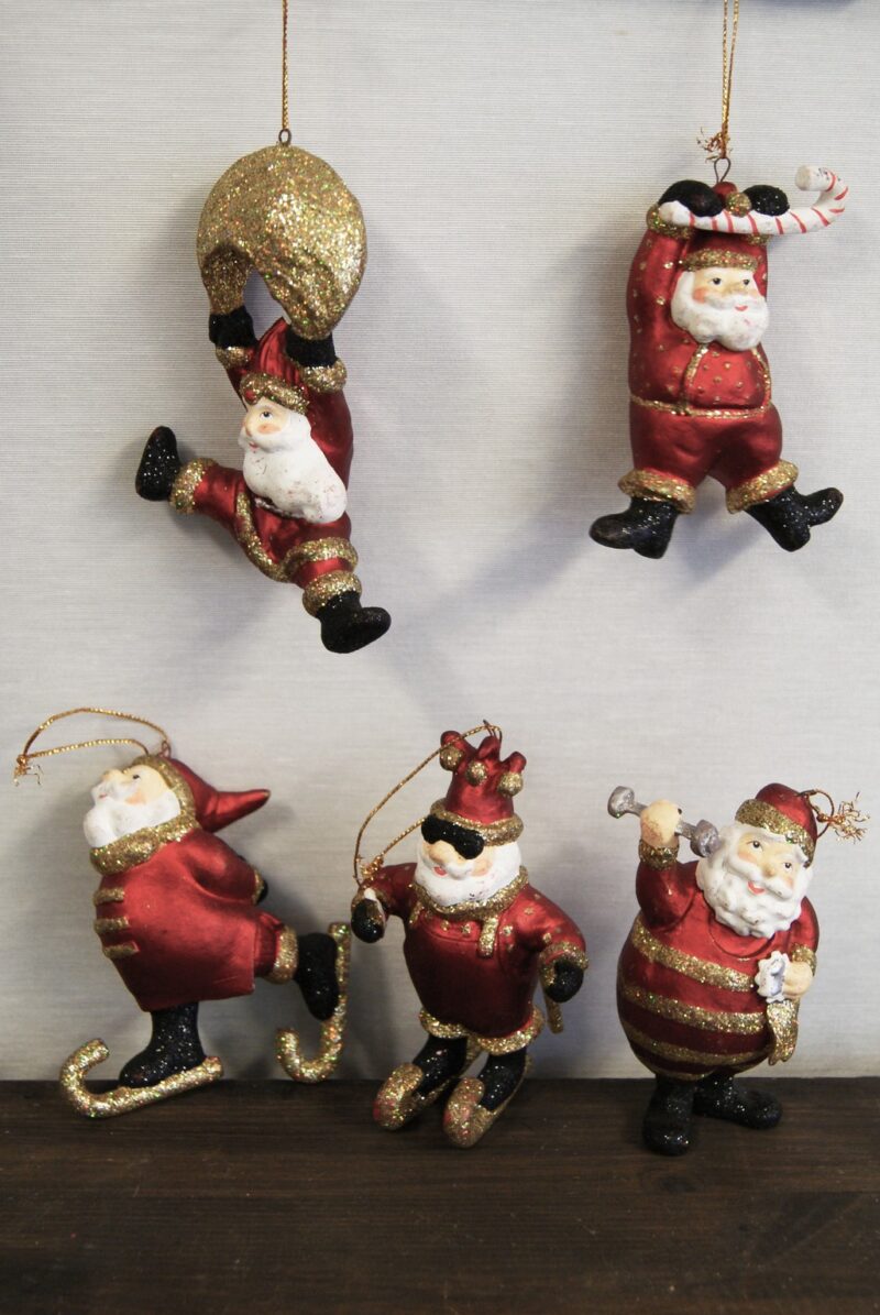 Fun santa 5 ass red
