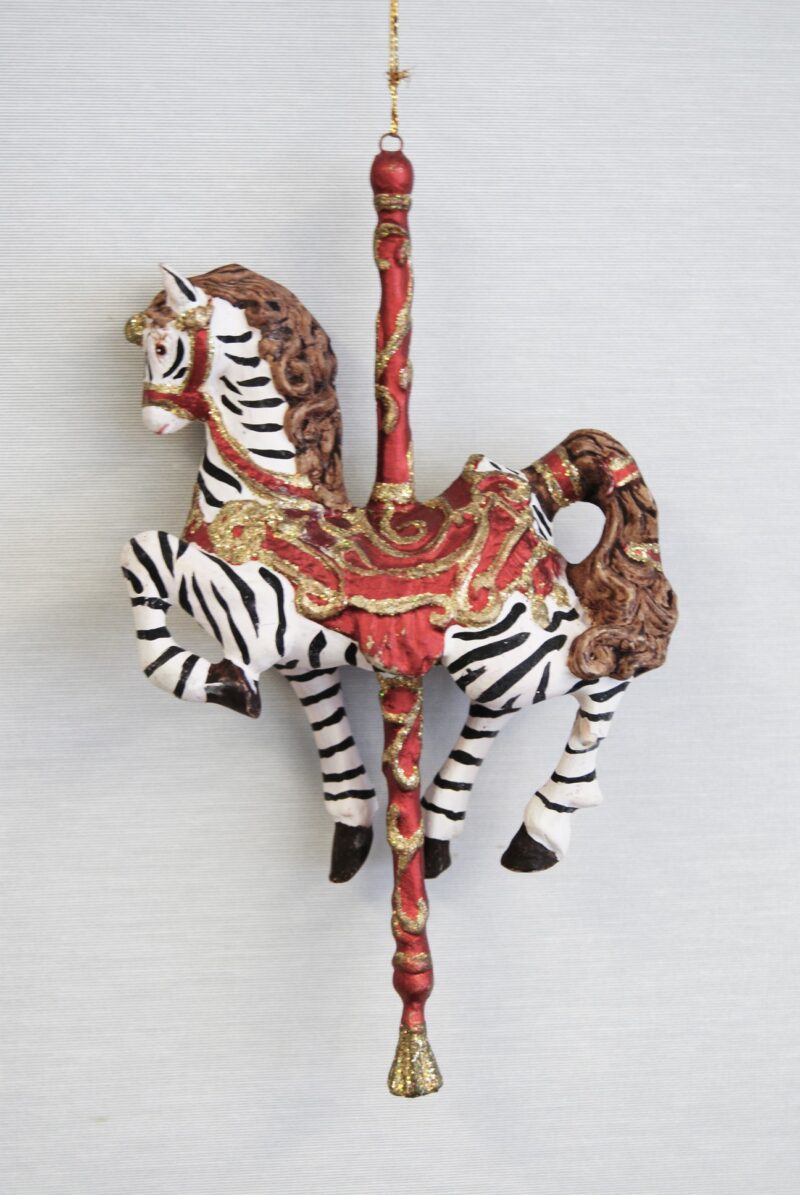 Carosel Zebra glitter