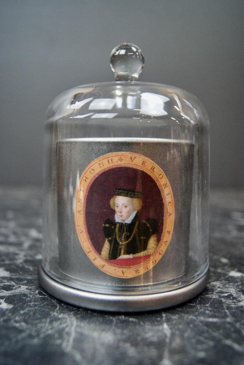 Dome candle royal green