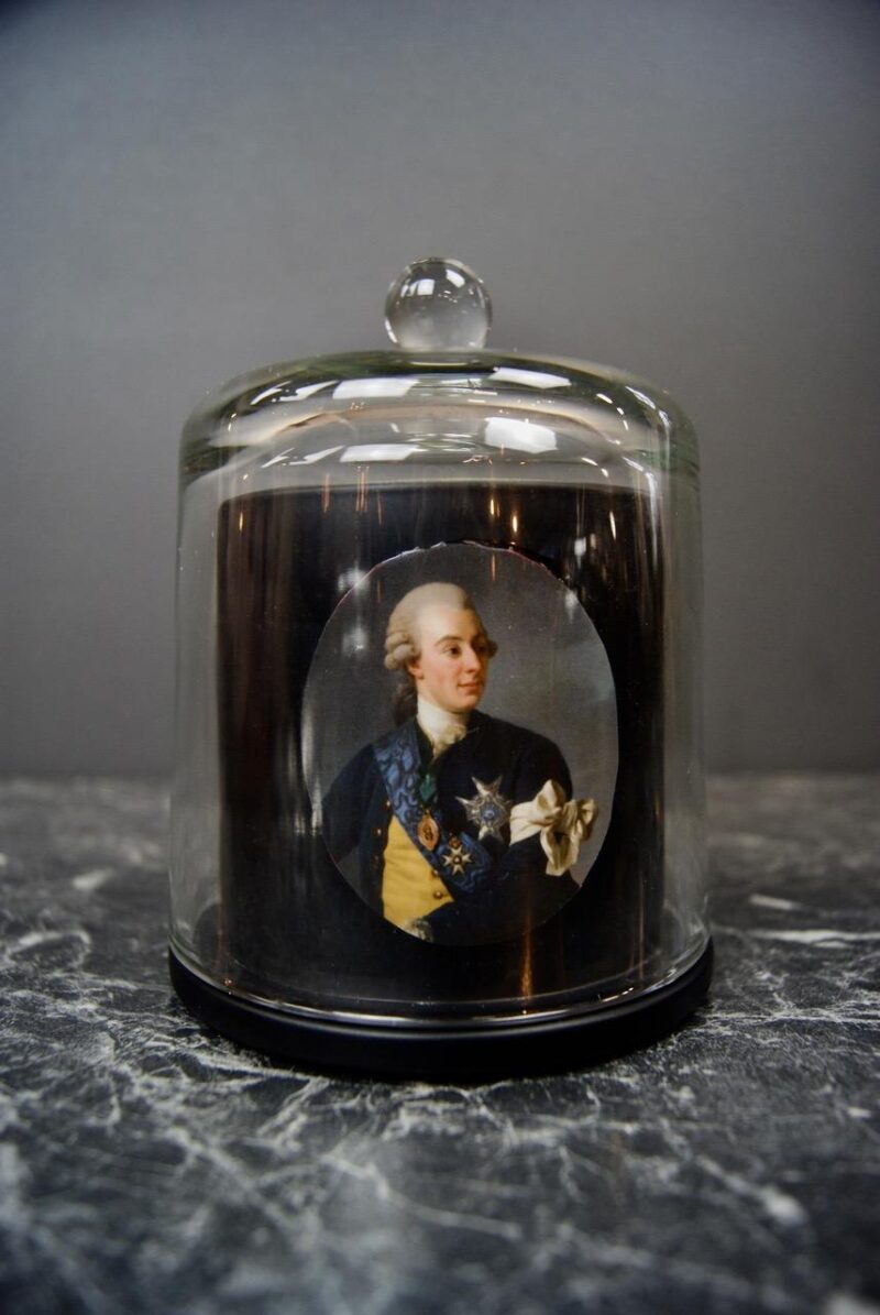 Dome candle black Gustav den tredje