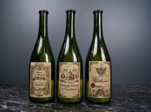 Wine bottle S/3