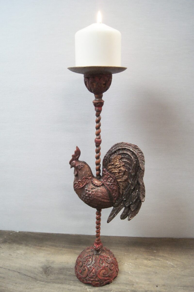 Rooster Ch Satin Ant Glit