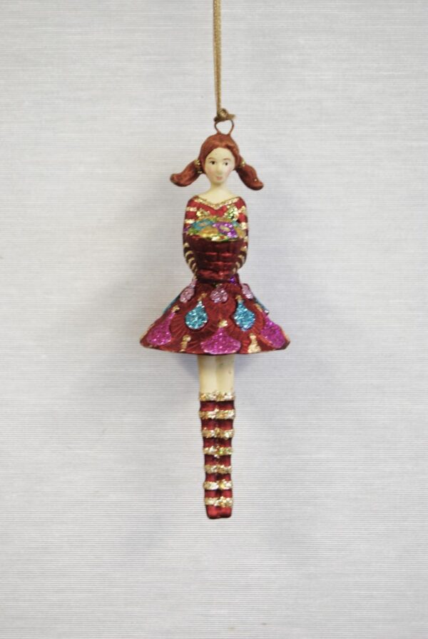 Mini Lady Holding Flower Base