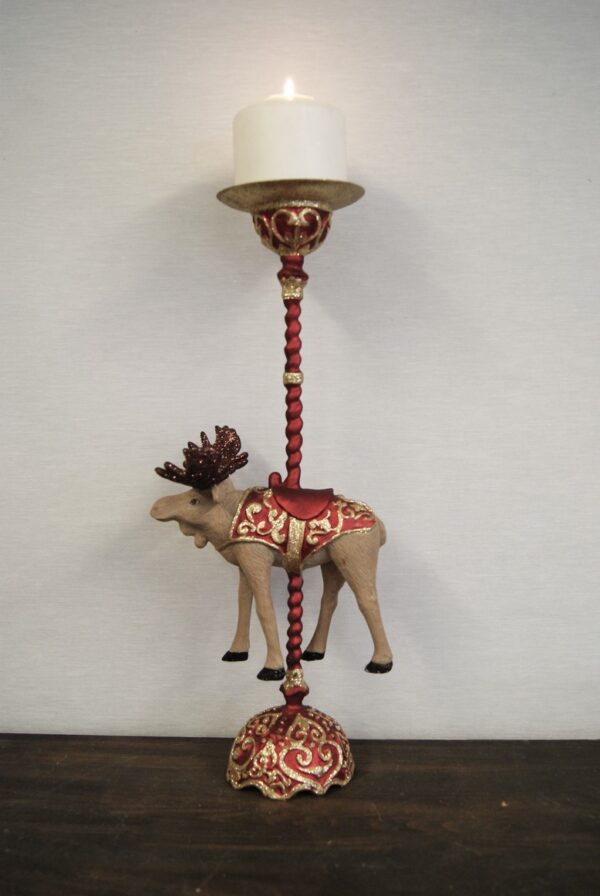 Ch Moose Satin Red W/ Glitters