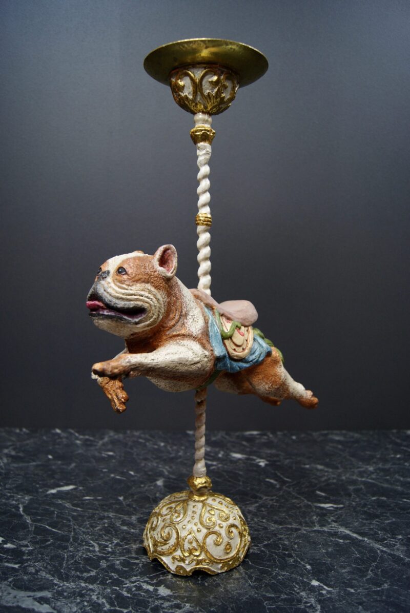 Carnival Pitbull CH Painted Ant White Pole