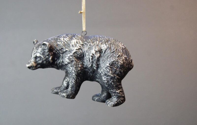 Bear Orn Silver Ant.