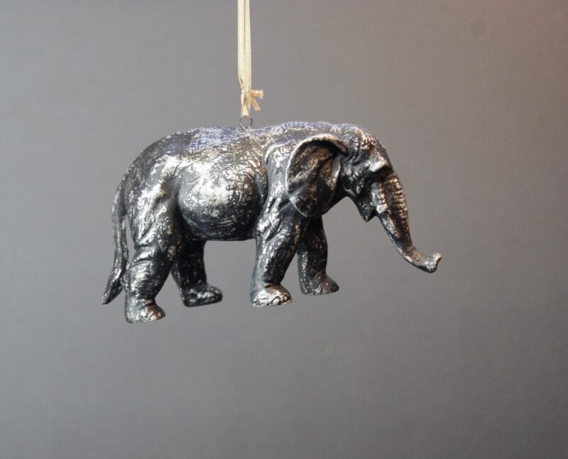Elephant Orn Silver Ant.