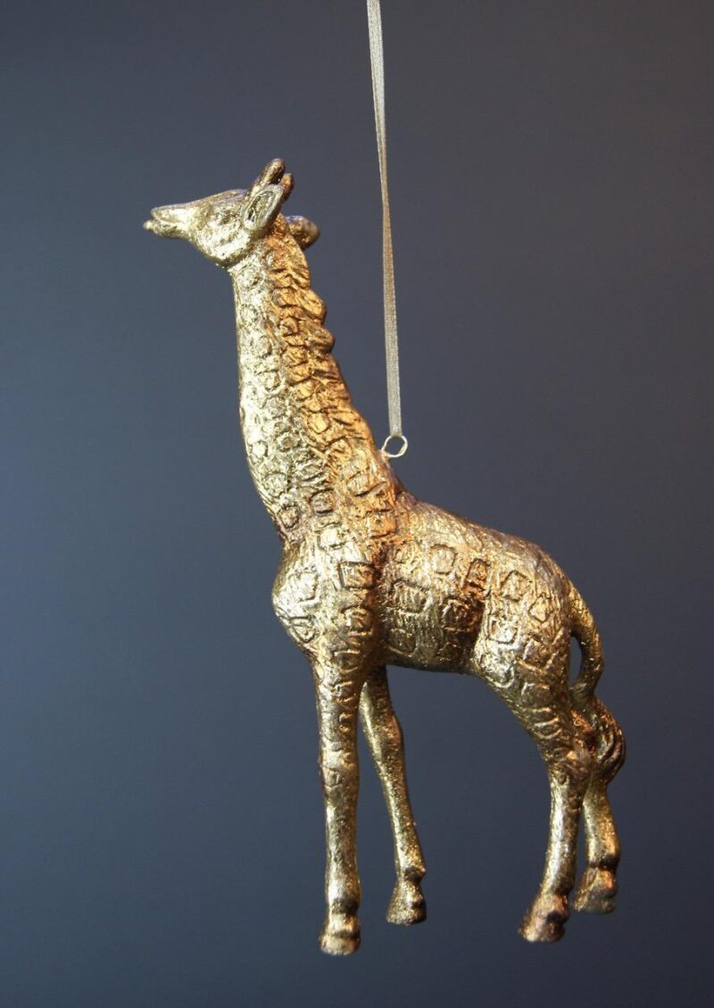Giraffe orn Gold Ant.