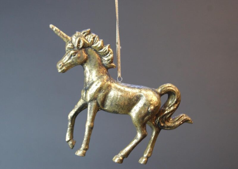 Unicorn Orn Gold Ant.