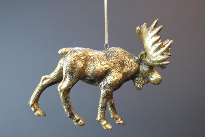 Moose orn Gold Ant.