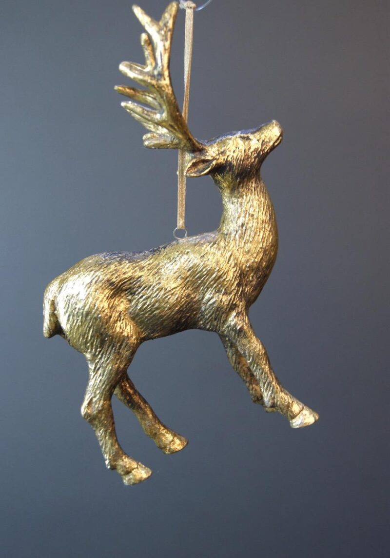 Deer orn Gold Ant.
